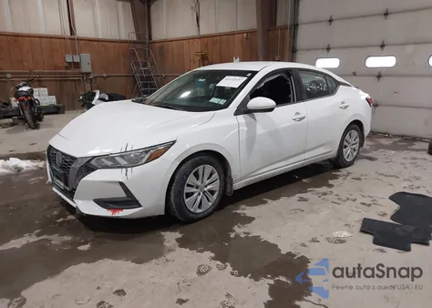 2020 Nissan Sentra S Xtronic Cvt z USA, uszkodzony, nr VIN 3N1AB8BV2LY293273